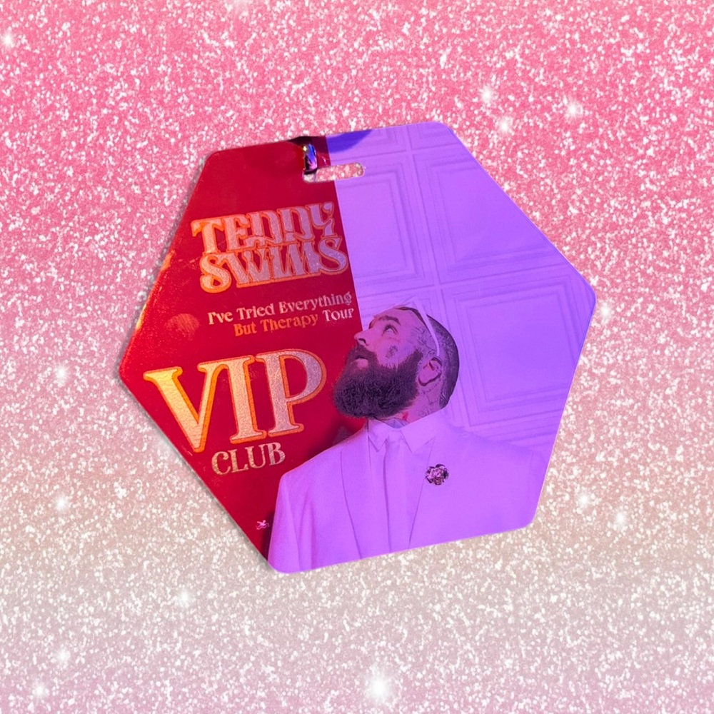 Teddy Swims VIP laminate *no ticket
